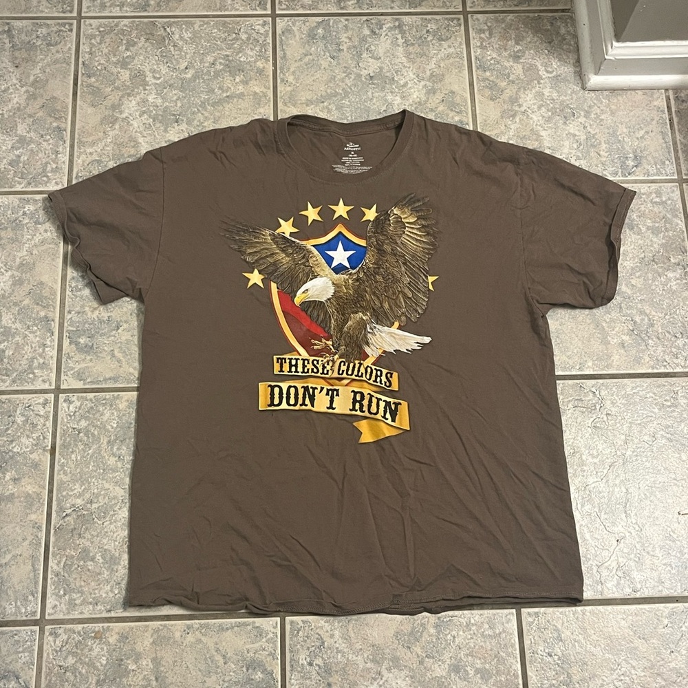 Brown USA Graphic Men's Tee
